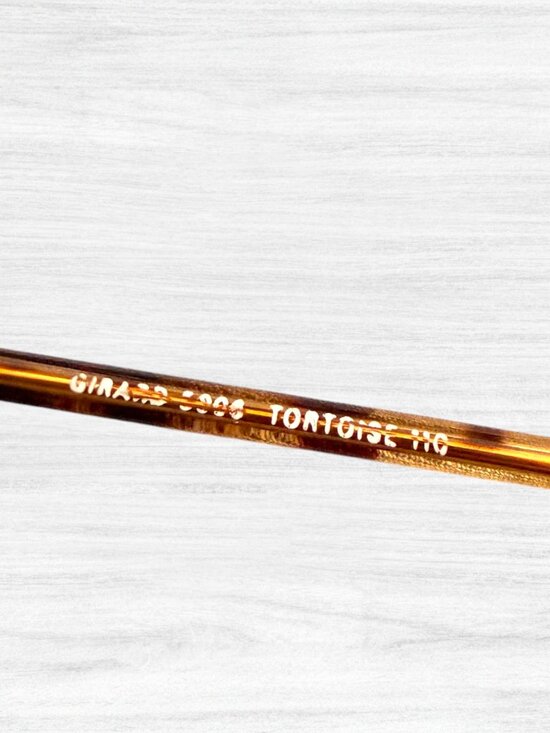 Vintage Girard 5966 Tortoise Eyeglass Frames France 53-17-135 Retro Optical main image 10